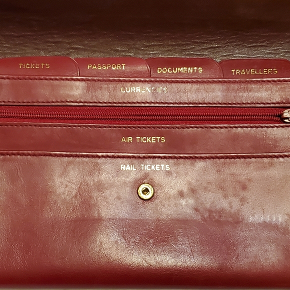 1950s Gucci Travel Passport/Ticket, & Currency Holder. Dustbag Included. - Picture 3 of 15